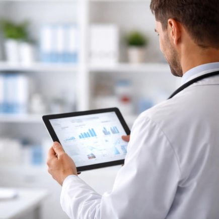 professionnel-sante-tablette-cabinet-medical