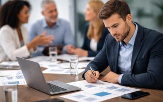 professionnels-reunion-table-documents-ordinateur