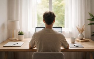 bureau-moderne-personne-ordinateur-fenetre