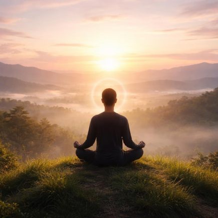 silhouette-dos-meditation-colline-lever-soleil