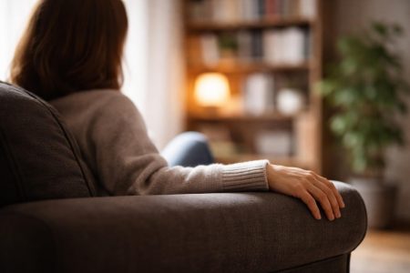 personne-fauteuil-bibliotheque-plante