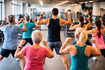 groupe-gym-salle-equipement-éclairage