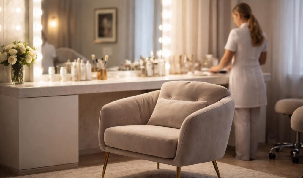salon-moderne-fauteuil-miroir-lumieres