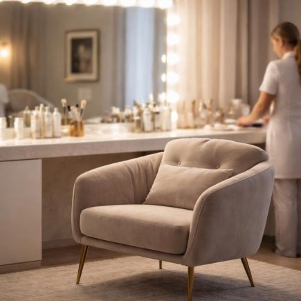 salon-moderne-fauteuil-miroir-lumieres