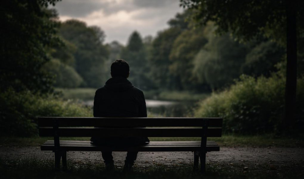 silhouette-banc-parc-nature-verdoyante