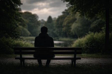 silhouette-banc-parc-nature-verdoyante