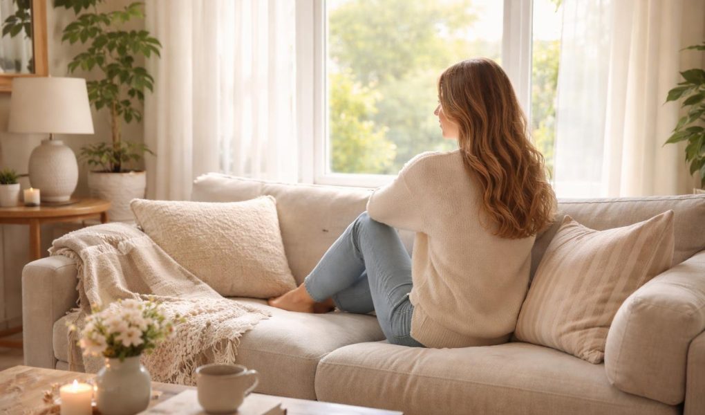 femme-canape-salon-lumineux-fenetre