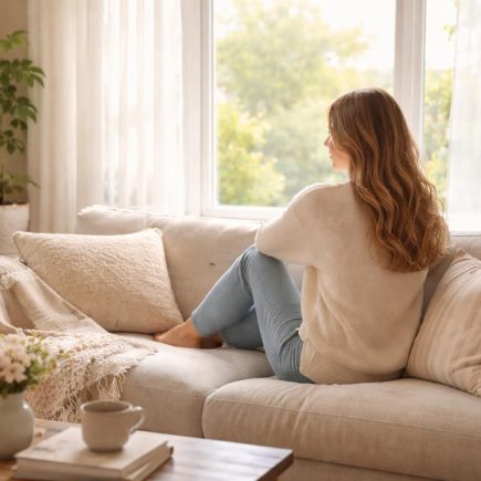 femme-canape-salon-lumineux-fenetre