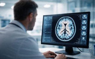 medecin-silhouette-floue-ecran-cerveau